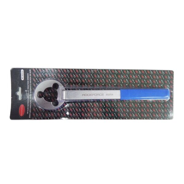 

Ключ для фиксации шкива водяного насоса VW, Audi (L-300мм), в блистере ROCKFORCE RF-9G0704