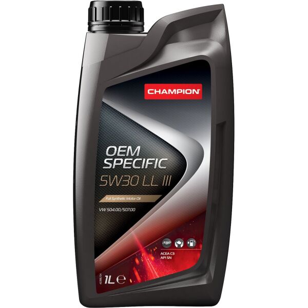 

Моторное масло CHAMPION OEM SPECIFIC 5W30 LL III 1L