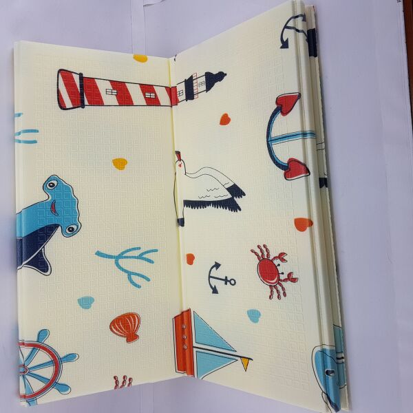 

Детский развивающий коврик Children GO 180* 150 , двусторонний, с рисунками и текстурным покрытием