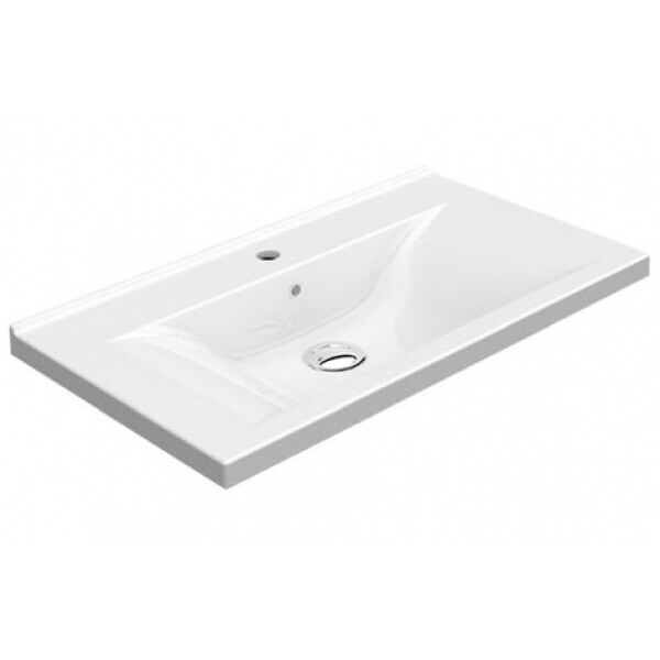 

Раковина прямоугольная Idevit Hera 80 см 0201-0805 белая (30581)