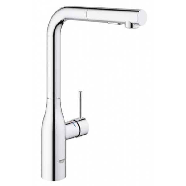 

Кухонный смеситель однорычажный с выдвижным изливом Grohe 30270000 хром (34730)