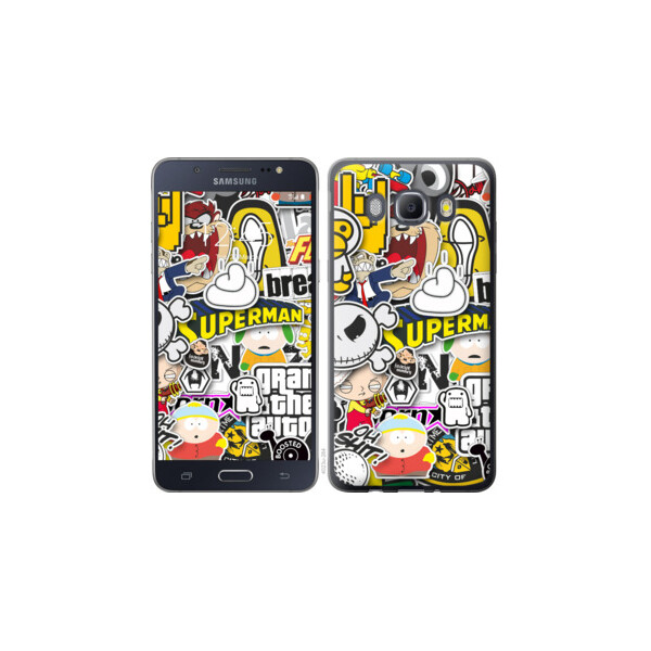 

Чехол на Samsung Galaxy J5 (2016) J510H Popular logos 4023u-264, Силикон