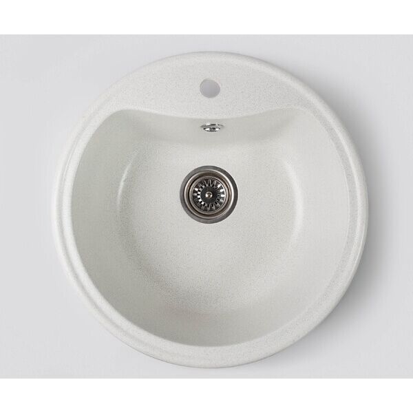 

Гранитная мойка Smart House Viva white