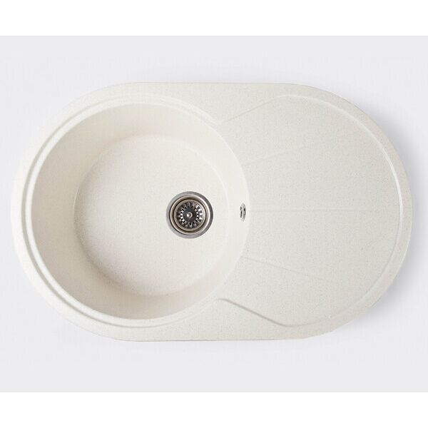 

Гранитная мойка Smart House Valente white