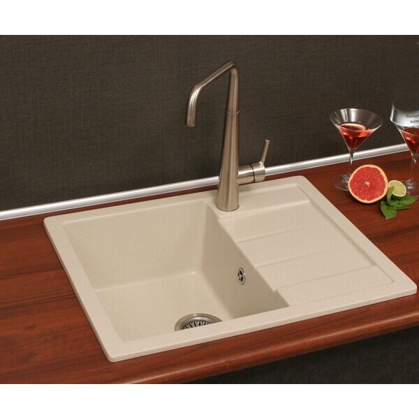 

Гранитная мойка Smart House Sabo ivory