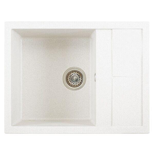 

Гранитная мойка Smart House rida white