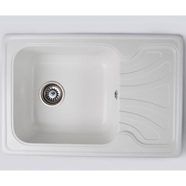 

Гранитная мойка Smart House Feroni white