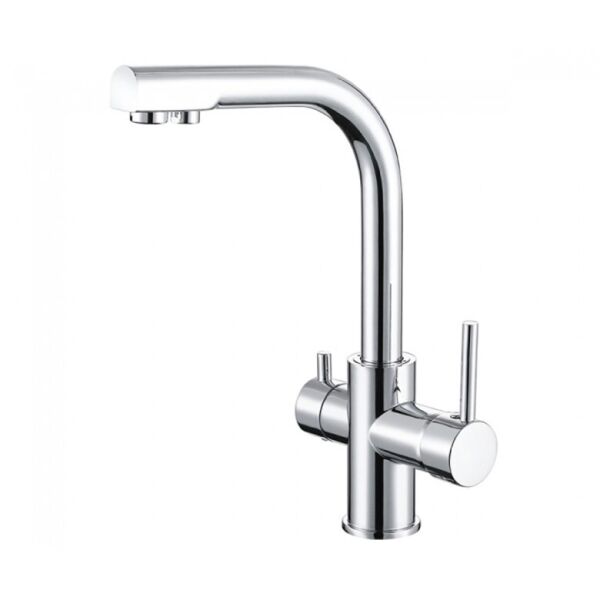 

Смеситель кухонный на две воды ASIGNATURA Twin Standart 80540600 хром (77599)