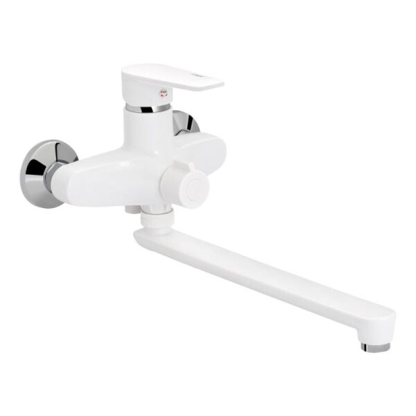 

Смеситель для ванны настенный Brinex 35W 005 BRIN35W005 белый (79689)