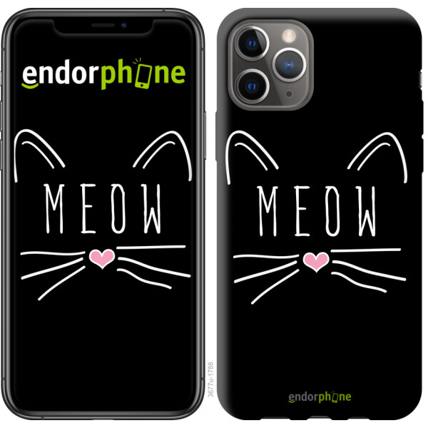 

Чехол на iPhone 11 Pro Kitty 3677c-1788, Пластик глянцевый