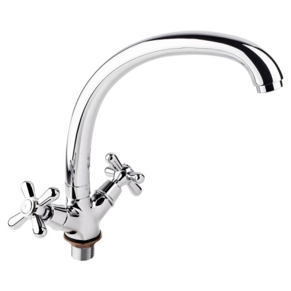 

Смеситель для кухни двухвентильный Lidz (CRM) Dominox 15 272F-3 LIDZCRM15272F3 хром (80885)
