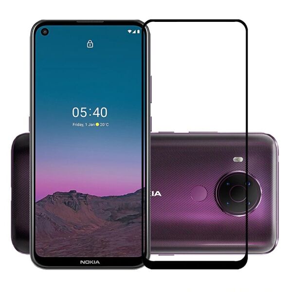 

Защитное стекло LUX для Nokia 5.4 Full Сover черный 0,3 мм в упаковке