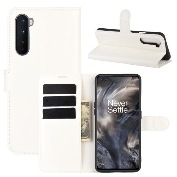 

Чехол Fiji Luxury для OnePlus Nord книжка белый