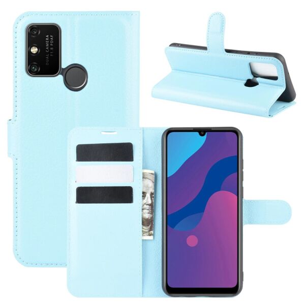 

Чехол Fiji Luxury для Honor Play 9A книжка голубой