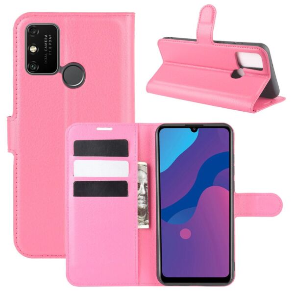 

Чехол Fiji Luxury для Honor Play 9A книжка розовый