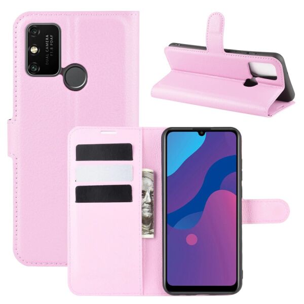 

Чехол Fiji Luxury для Honor Play 9A книжка светло-розовый