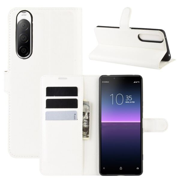 

Чехол Fiji Luxury для Sony Xperia 10 II книжка белый