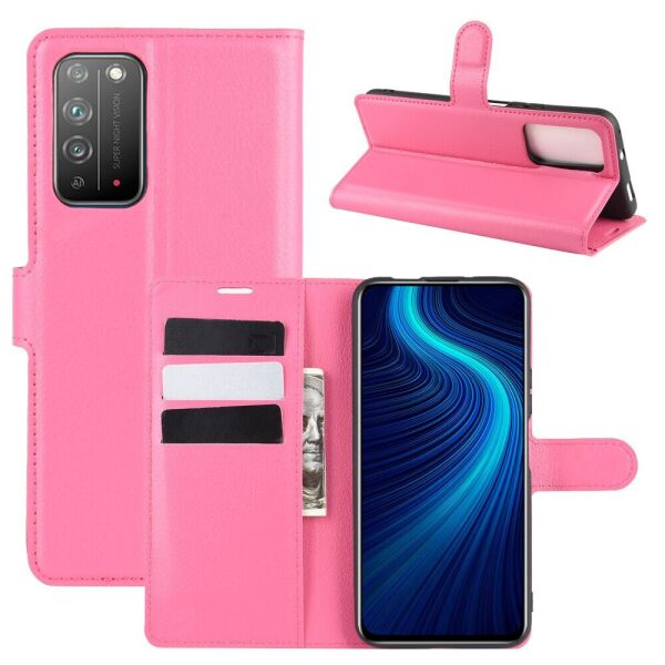 

Чехол Fiji Luxury для Honor X10 / X10 Pro книжка розовый
