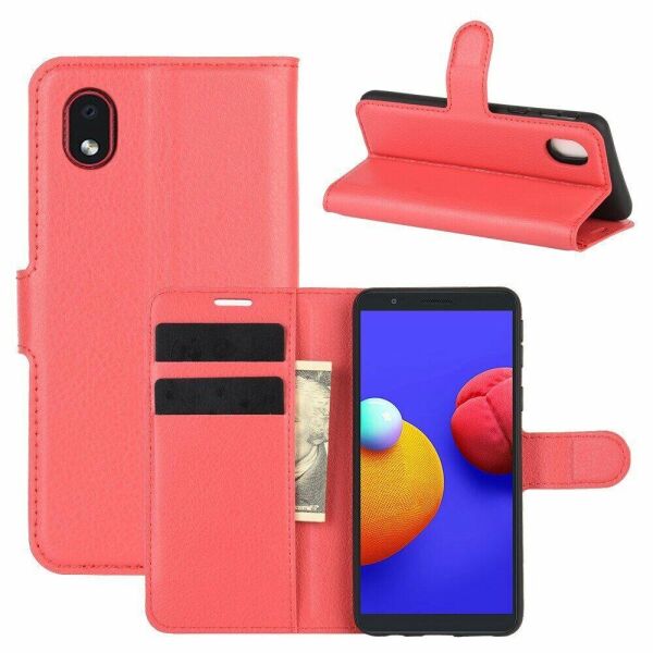 

Чехол Fiji Luxury для Samsung Galaxy A01 Core (A013) книжка красный