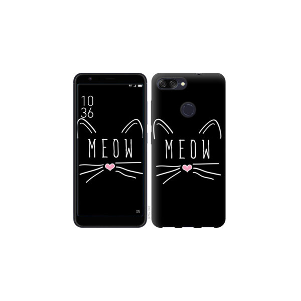 

Чехол на Asus ZenFone Max Plus M1 ZB570TL Kitty 3677u-1361, Силикон