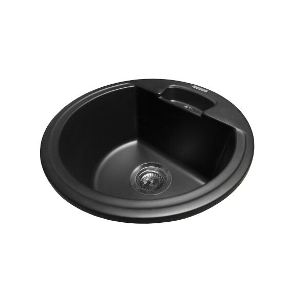 

Кухонная мойка гранитная MIRAGGIO VALENCIA 00210907 black (75874)