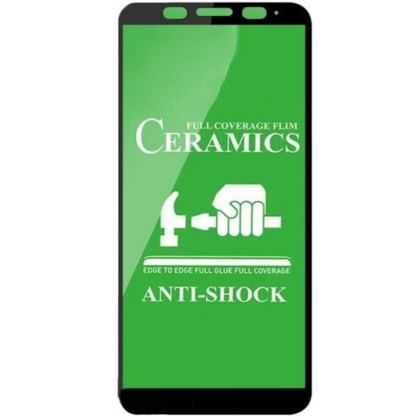 

Защитное стекло-пленка Fiji Ceramics для Xiaomi Redmi Note 5 / Note 5 Pro черный Full Glue 0,26 мм в упаковке