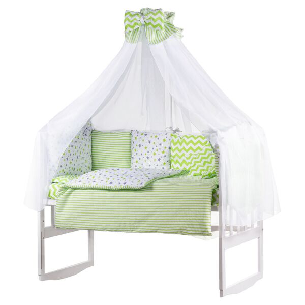 

Детская постель Babyroom Bortiki lux-08 stars салатовый 622613