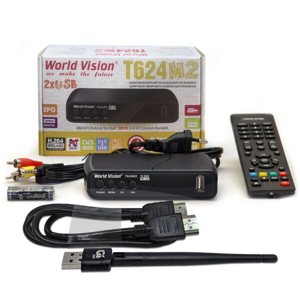

World Vision T624M2 + USB Wi-Fi + HDMI