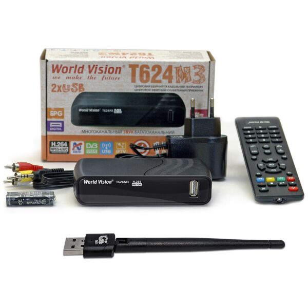 

World Vision T624M3 + USB Wi-Fi адаптер