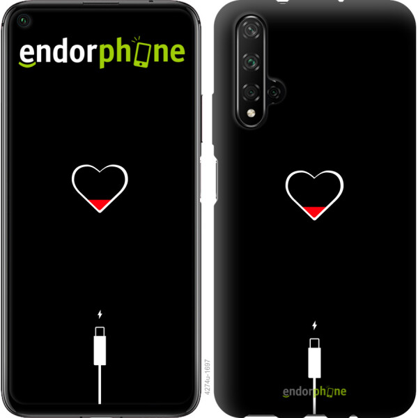 

Чехол на Huawei Honor 20 Подзарядка 4274u-1697, Силикон