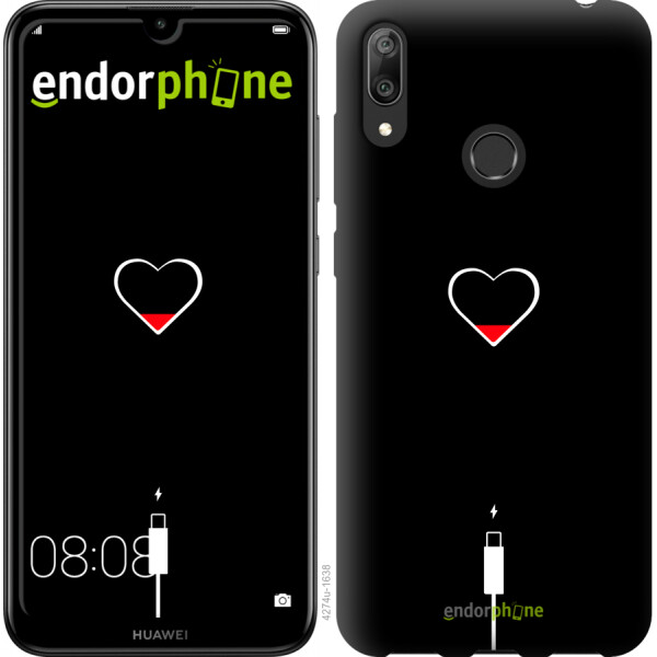 

Чехол на Huawei Y7 2019 Подзарядка 4274u-1638, Силикон
