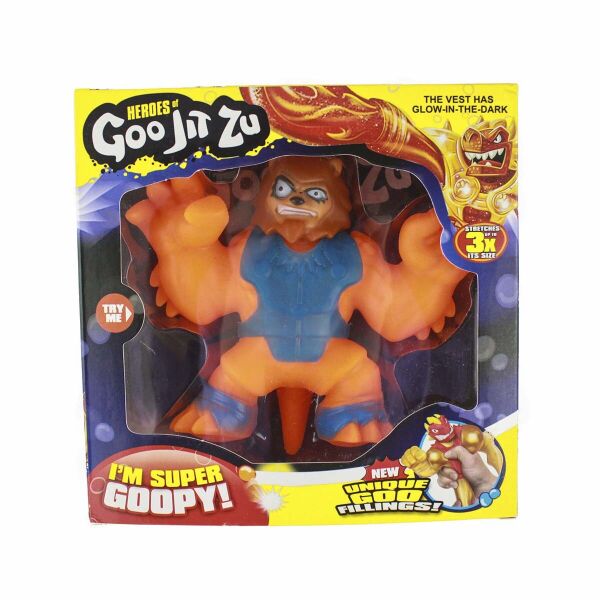 

Игровая фигурка тянучка Try me Goo Jit Zu - Sandy Супер герой в одежде (098869)