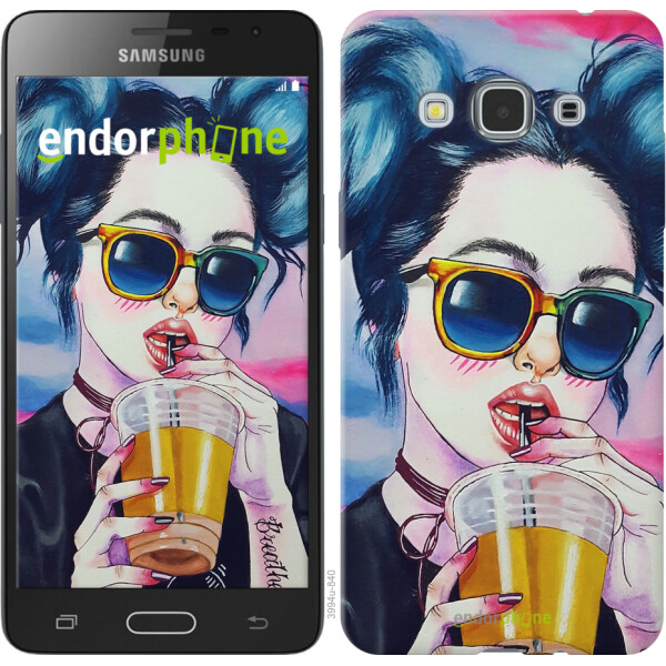 

Чехол на Samsung Galaxy J3 Pro Арт-девушка в очках 3994u-840