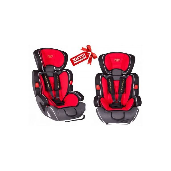

Автокресло Summer Baby COSMO 9-36 кг, регулируемое, красное