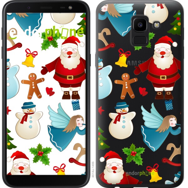 

Чехол на Samsung Galaxy J6 2018 Новогодний 1 4614u-1486, Силикон