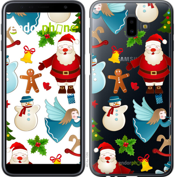 

Чехол на Samsung Galaxy J6 Plus 2018 Новогодний 1 4614u-1586, Силикон