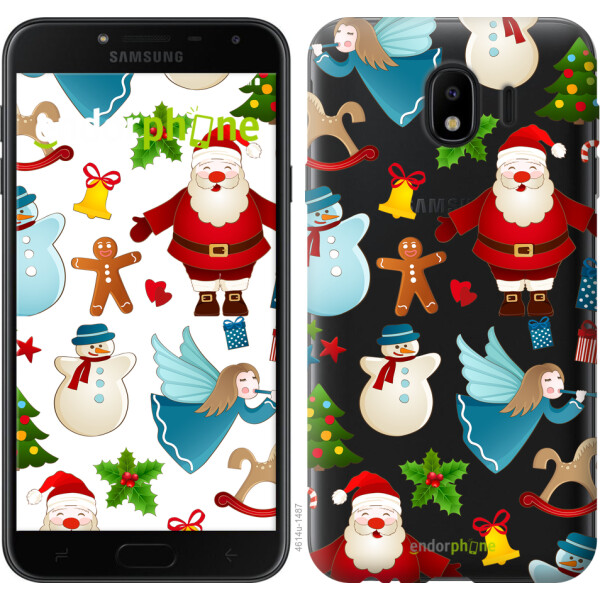 

Чехол на Samsung Galaxy J4 2018 Новогодний 1 4614u-1487