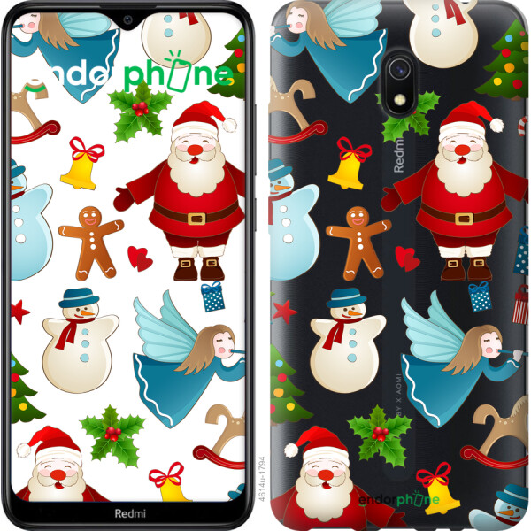 

Чехол на Xiaomi Redmi 8A Новогодний 1 4614u-1794, Силикон