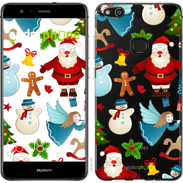 

Чехол на Huawei P10 Lite Новогодний 1 4614u-896, Силикон