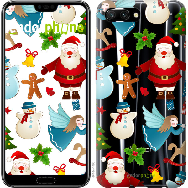 

Чехол на Huawei Honor 10 Новогодний 1 4614u-1496, Силикон