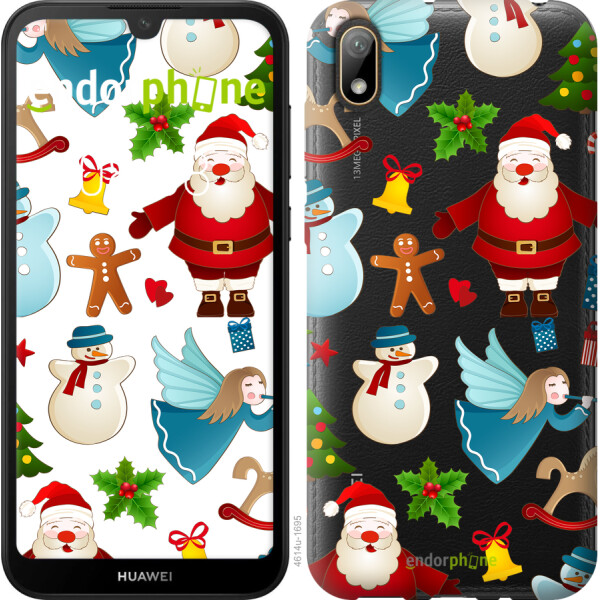 

Чехол на Huawei Y5 2019 Новогодний 1 4614u-1695, Силикон