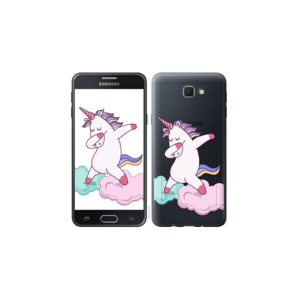 

Чехол на Samsung Galaxy J5 Prime Единорог 4702u-465, Силикон