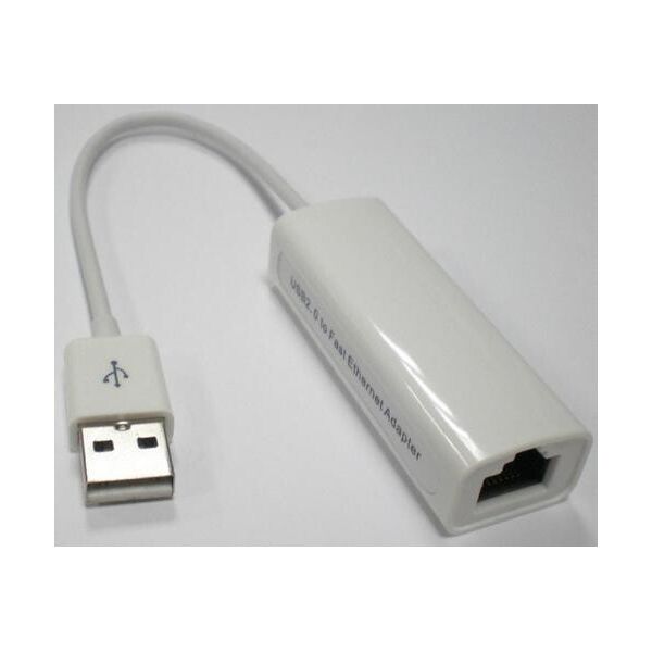 

USB сетевая карта RJ45 белая 10/100 мбит ZBT