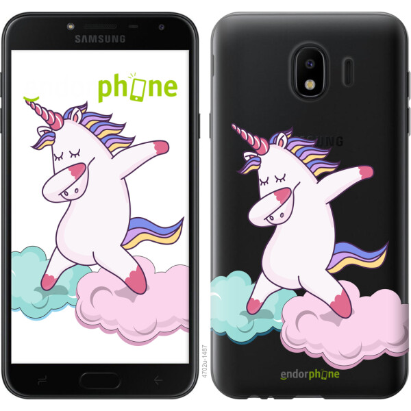 

Чехол на Samsung Galaxy J4 2018 Единорог 4702u-1487