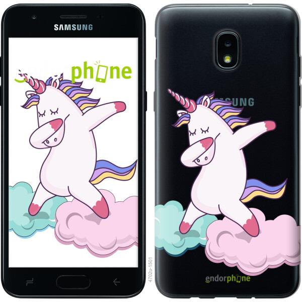 

Чехол на Samsung Galaxy J3 2018 Единорог 4702u-1501, Силикон