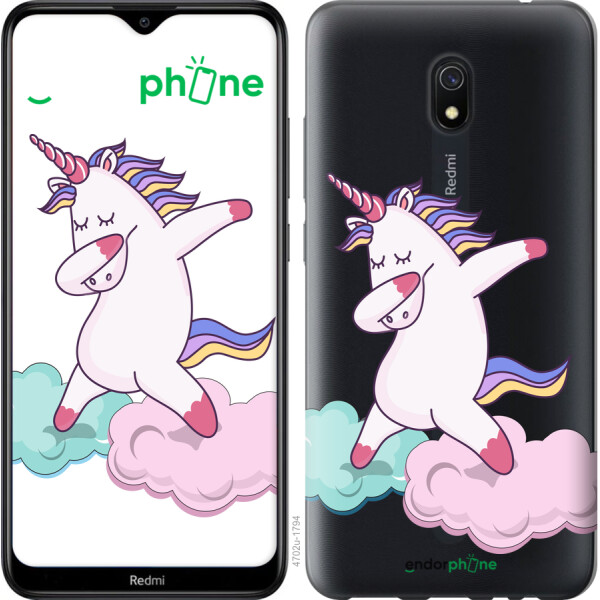 

Чехол на Xiaomi Redmi 8A Единорог 4702u-1794, Силикон