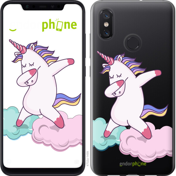 

Чехол на Xiaomi Mi8 Единорог 4702u-1499, Силикон