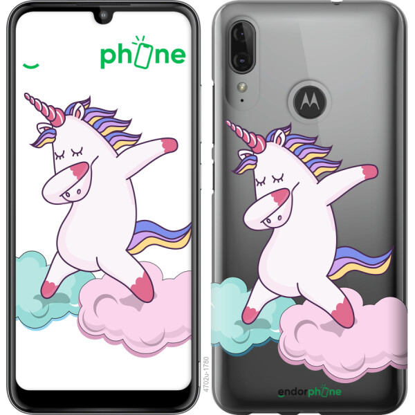 

Чехол на Motorola Moto E6 Plus Единорог 4702u-1780