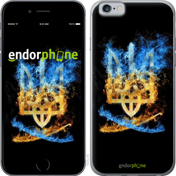 

Чехол на iPhone 6 Герб 1635c-45, Пластик глянцевый