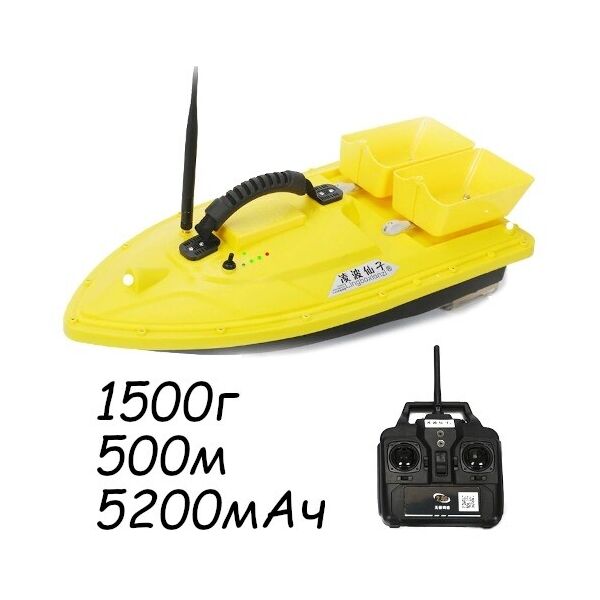 

Кораблик для завоза прикормки катер Lingboxianzi T188 1.5кг 500м